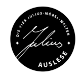 Logo Julius Auslese mit ausgewählten Manufakturprodukten – Schreinerei Nümbrecht